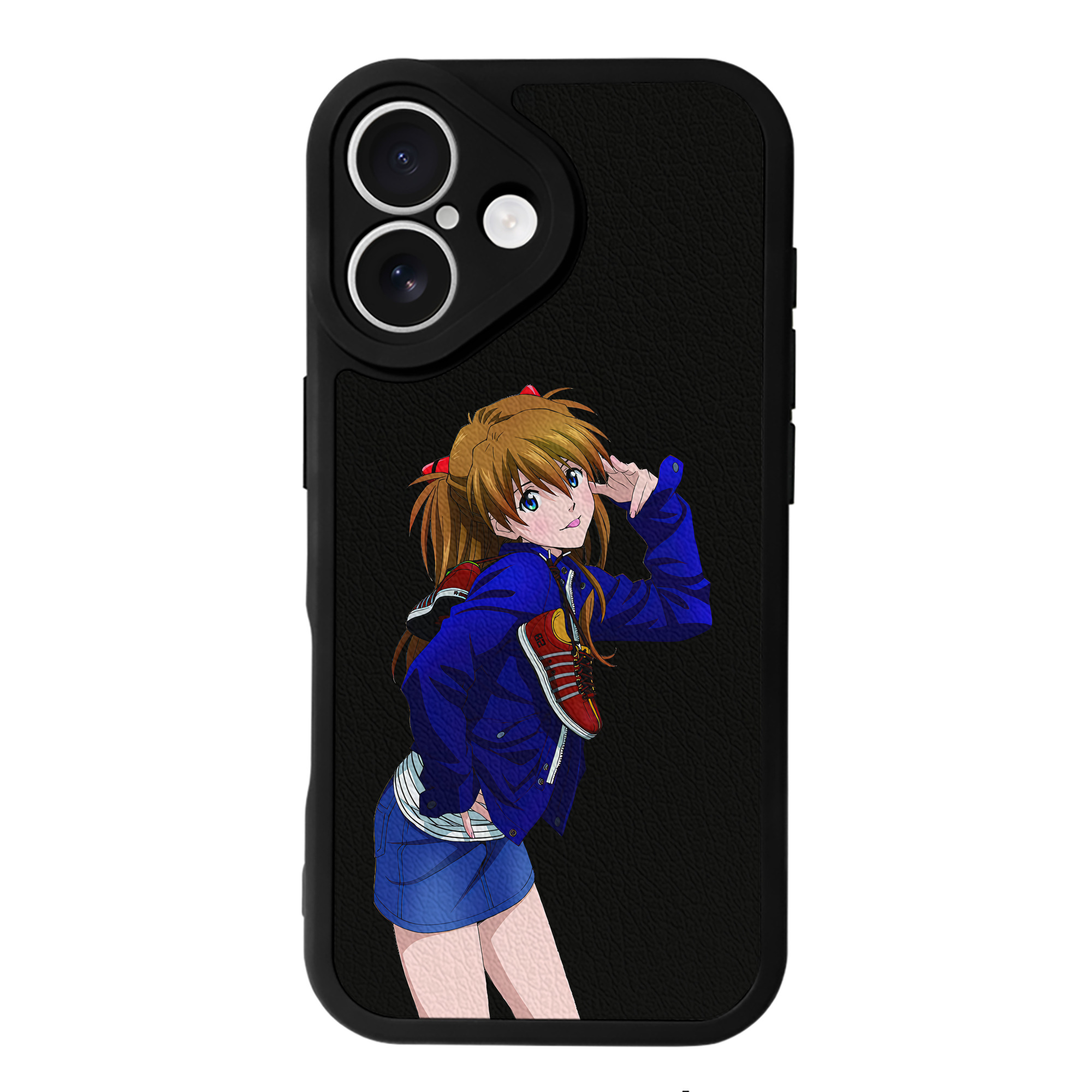 （画像用） EVA 新世紀エヴァンゲリオン 【iPhone 16シリーズ対応】シリコンスマホケース（レザー調） 材質：シリコン